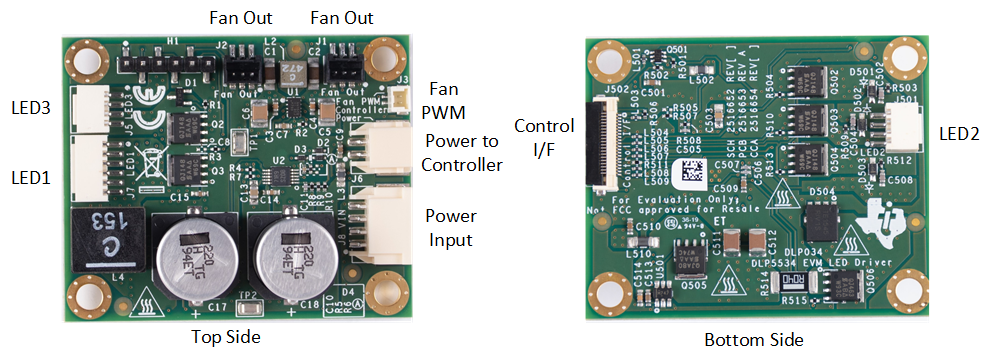  EVM Illumination Driver PCB