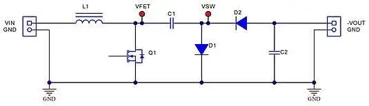  電感驅動型反向電荷泵的簡化功率級電路