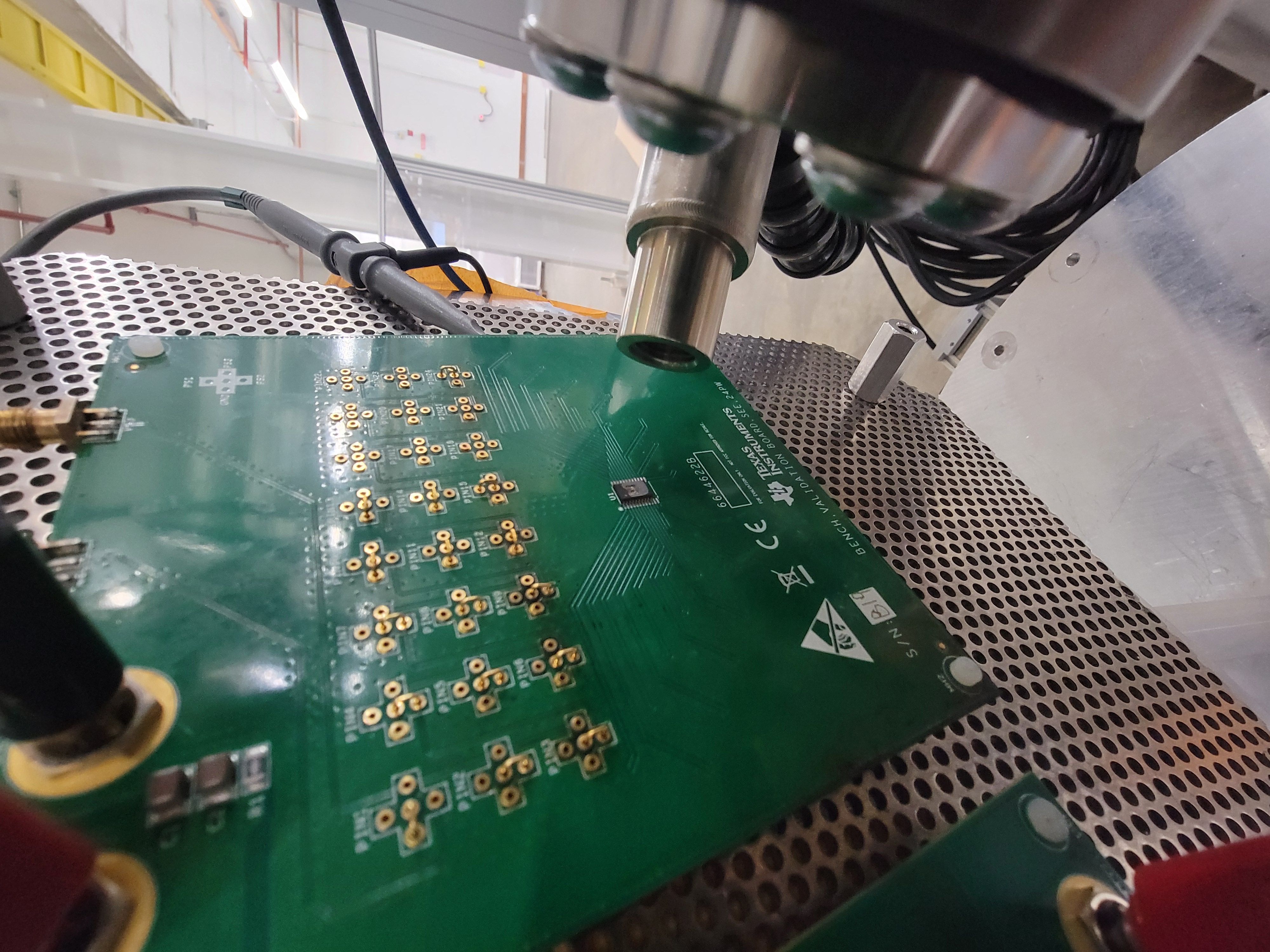  SN54SC8T573-SEP Evaluation Board at the MSU Facility