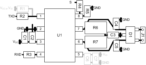 SN65HVDA540-Q1 SN65HVDA541-Q1 SN65HVDA542-Q1 SN65HVDA540-5-Q1 SN65HVDA541-5-Q1 SN65HVDA542-5-Q1 layout_1051.gif