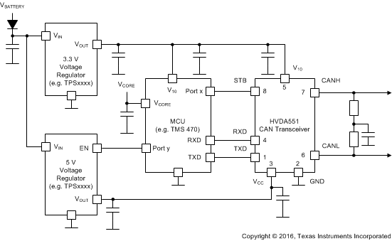 HVDA551-Q1 HVDA553-Q1 HVDA551_TYP_APP_LP.gif