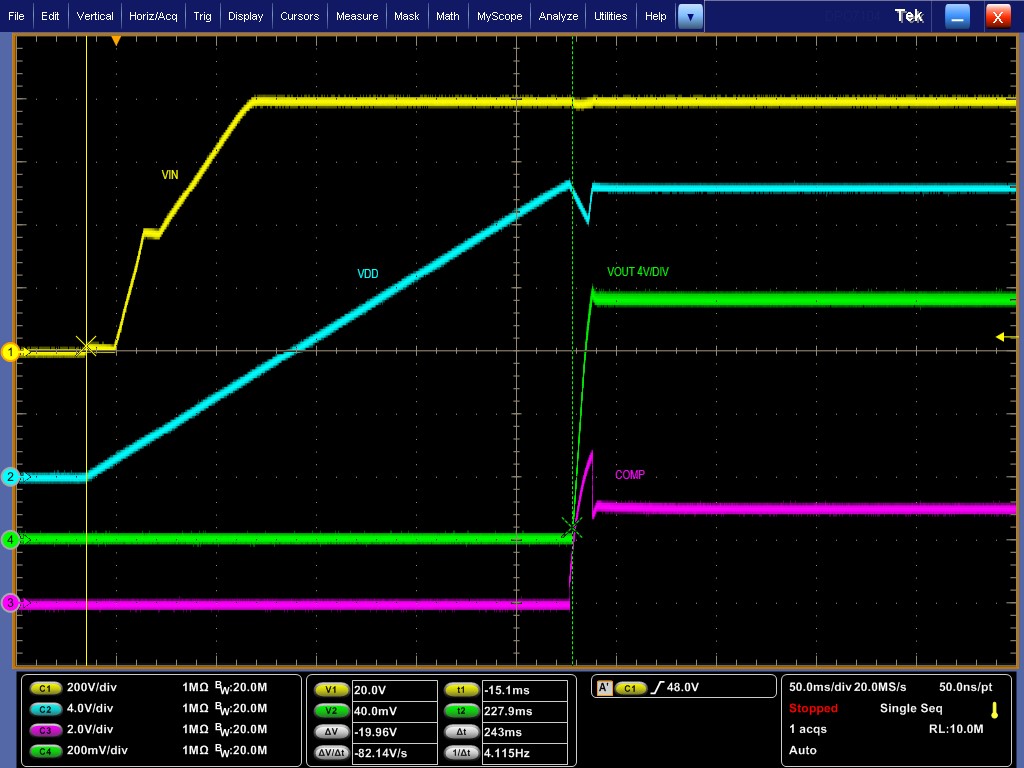 Depletion Mode Active Startup at 800-V, 2.7-A Load GUID-20220620-SS0I-R7CN-CHL0-T4DC91ZGMGGX-low.jpg