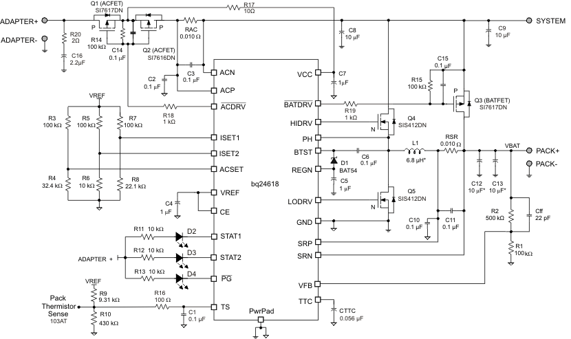 bq24618 Typical System
Schematic bq24618 typ_sch_lusa55.gif
