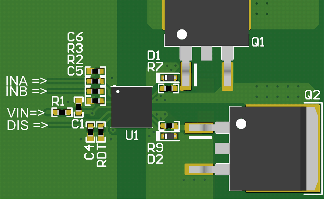 UCC21225A 3-D PCB Top
View UCC21225A fig44_SLUSCV6.gif
