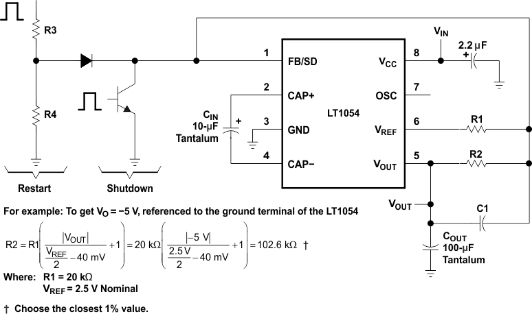 LT1054 basic_reg_config_slvs033.gif