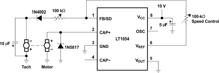 LT1054 Motor-Speed
Servo LT1054 motor_spd_servo_slvs033.gif