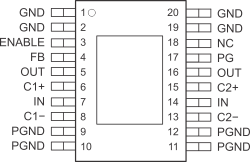 TPS60130 TPS60131 TPS60132 TPS60133 pintout_tps60131_tps60133_SLVS258A.gif