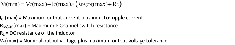 TPS62110 TPS62111 TPS62112 TPS62113 TPS62110 TPS62111 TPS62112 TPS62113 equation.gif