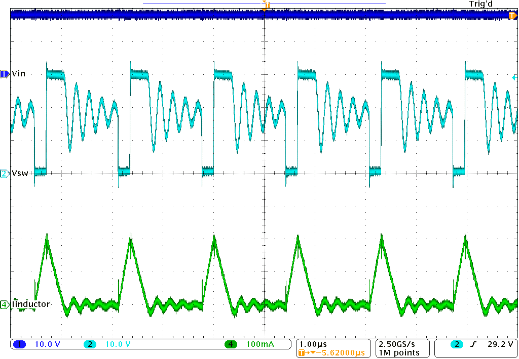 TPS61161-Q1 Input Voltage 18
V TPS61161-Q1 wvfrm_02_18v_slvsa18.png