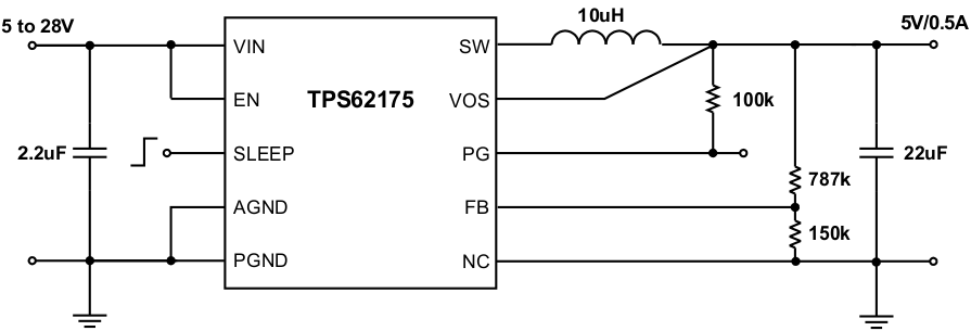 TPS62175 TPS62177 SLVSB35_app5V.gif