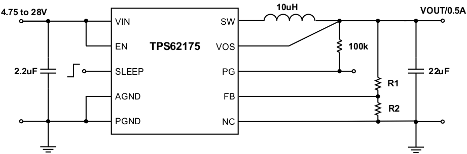 TPS62175 TPS62177 SLVSB35_typapp_adj.gif