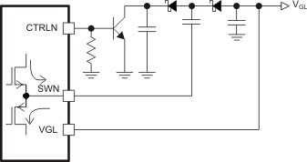 TPS65175 TPS65175A Negative Charge Pump Application Circuit