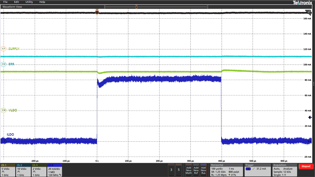 LDO Output Load Transient GUID-F2729AF4-7064-4C0A-83A9-B97EBBC369AF-low.gif