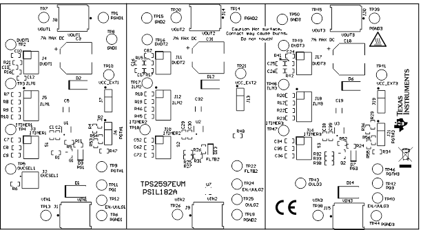 TPS2597EVM Board (a) Top Assembly (b) Bottom Assembly GUID-20211004-SS0I-SW4G-DBXS-MG8VJKRLRTM2-low.gif