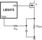 LM3478 Adding External Slope
Compensation LM3478 10135513.gif