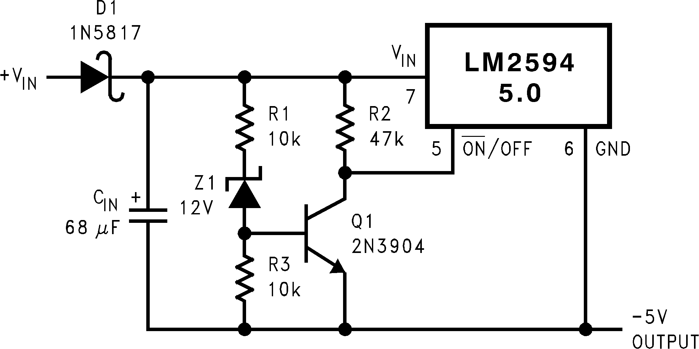 LM2594 LM2594HV Undervoltage Lockout With Hysteresis for Inverting Regulator GUID-7A119D9D-5959-4D68-BAAC-BCB1B8F3FBF6-low.png