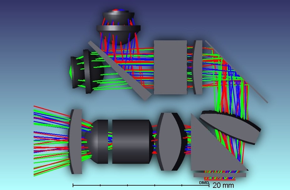  0.2 WVGA (DLP2010) 光學模塊示例