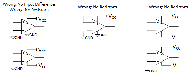  可能不良的單電源和雙電源連接做法
