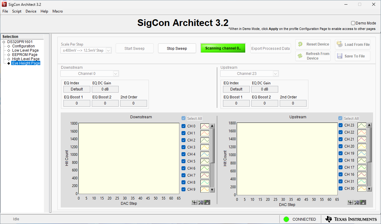 眼圖掃描已啟動,由綠色掃描通道 X 顯示屏指示 GUID-20230920-SS0I-0ZPD-VKQB-S8QLFW24JMC9-low.png