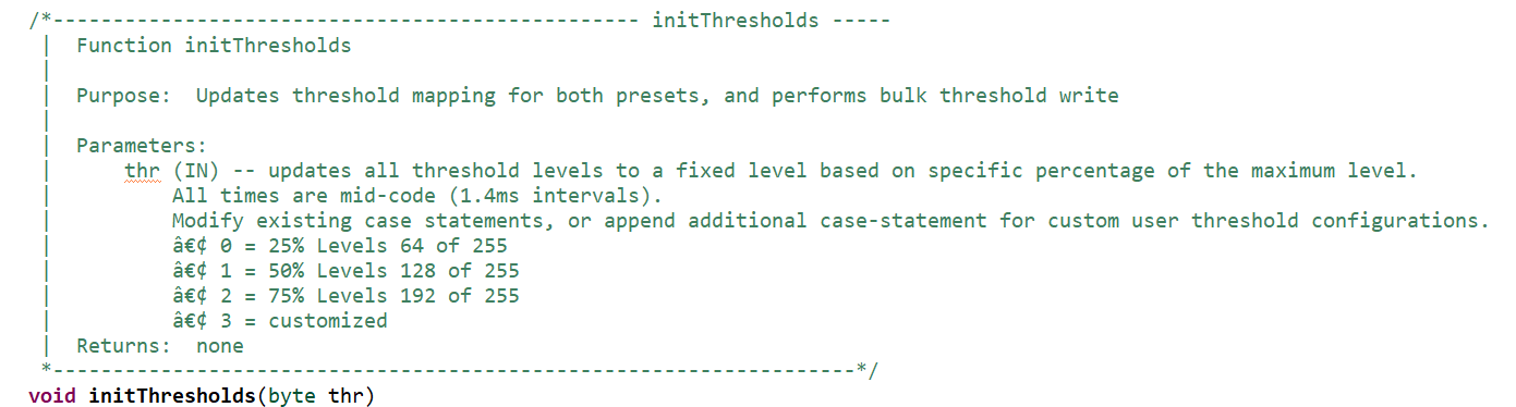 PGA460, MSPM0  PGA460 檢測(cè)閾值初始化
