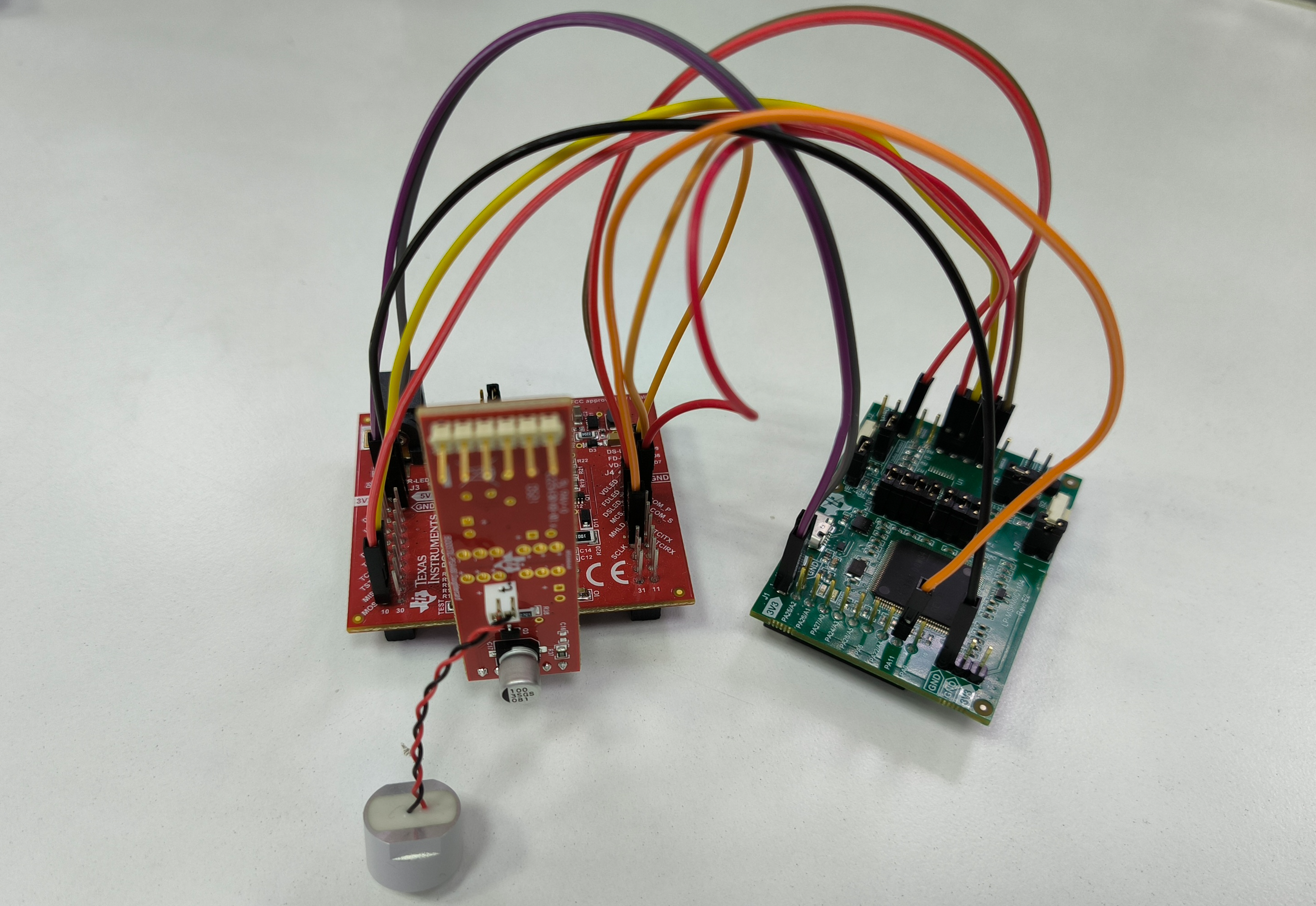 PGA460, MSPM0  硬件設置