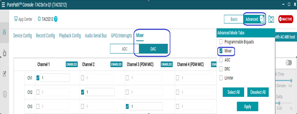 TAC5412QRGERQ1 PPC3 步驟 1