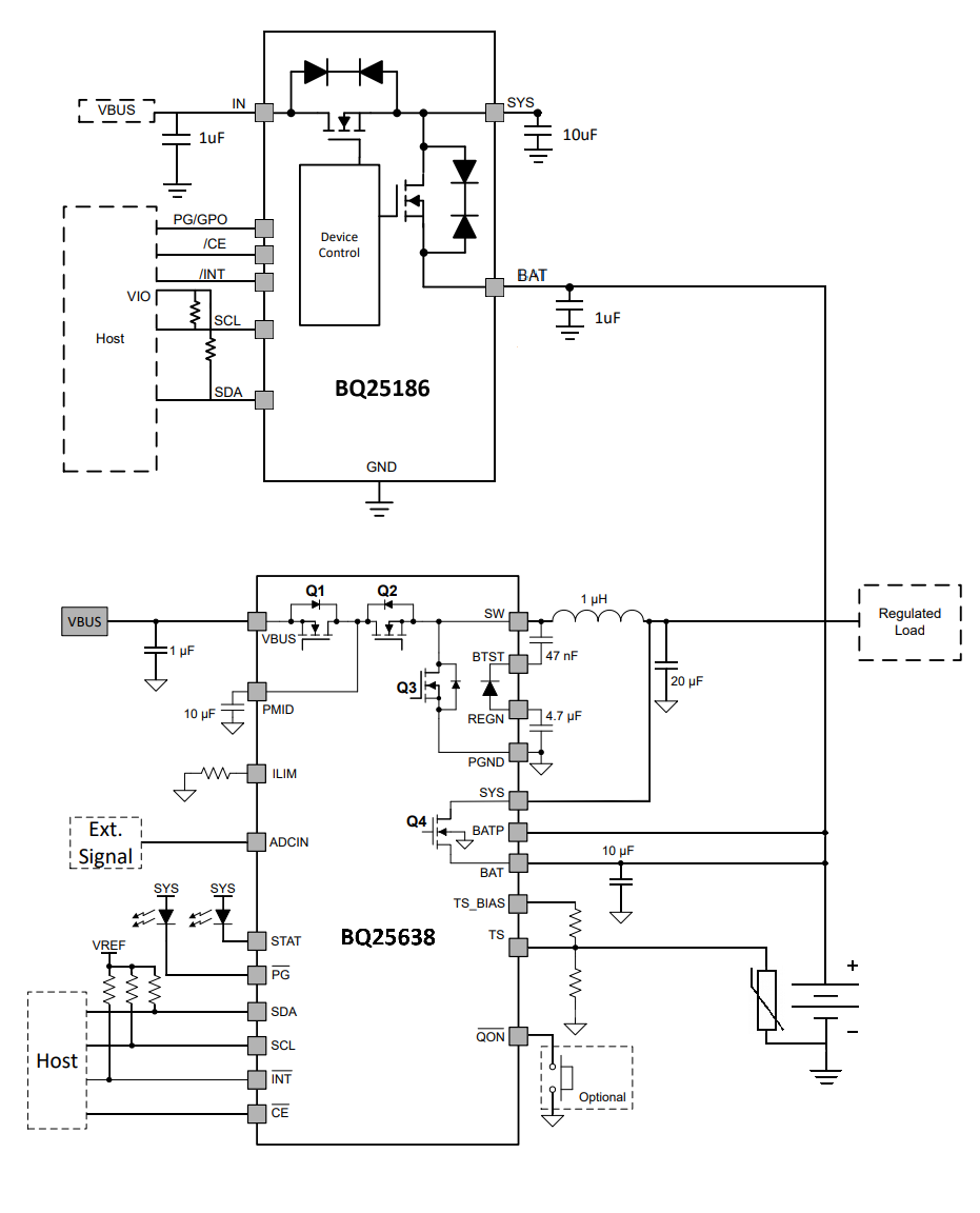  并聯充電器方框圖