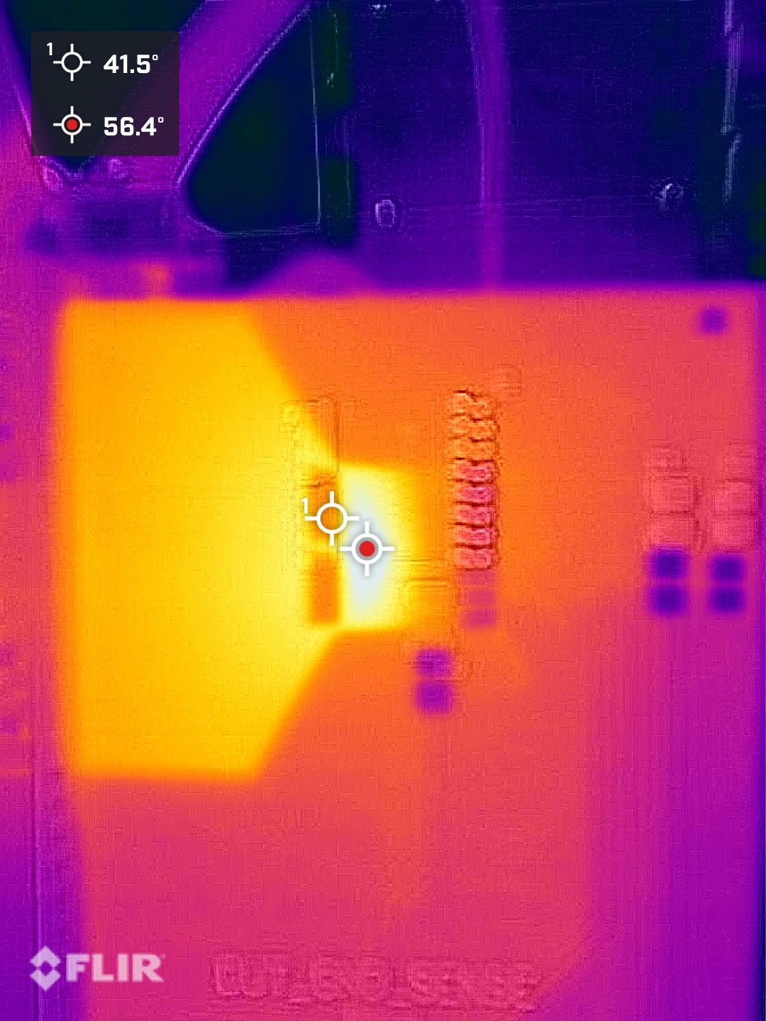  SOIC-10 封裝在 SOIC-16 焊盤布局上，初始時刻，SAC 免清洗焊膏