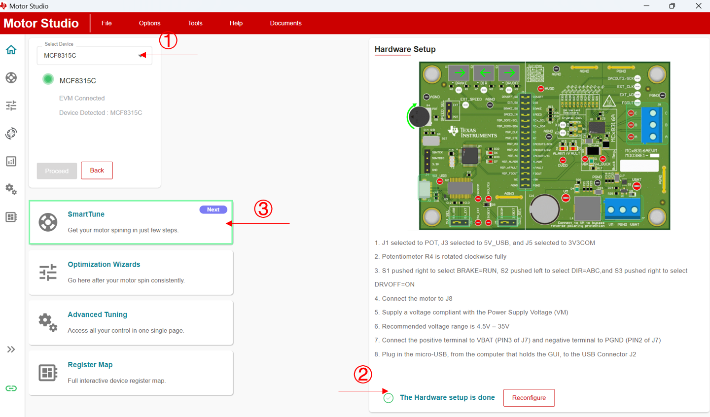  進(jìn)入 SmartTune