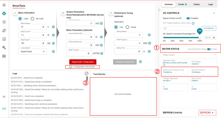  使用 SmartTune 結(jié)果來驅(qū)動電機(jī)