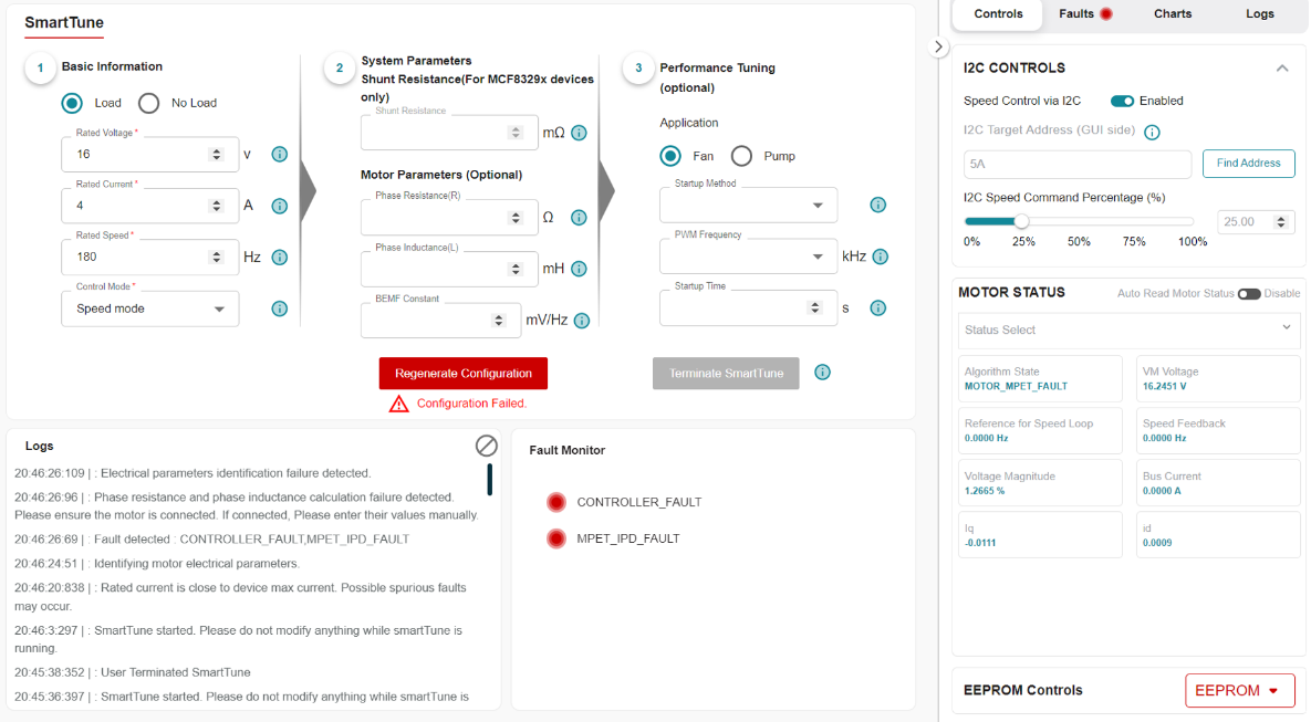  SmartTune 配置失敗和 MPET_IPD_FAULT