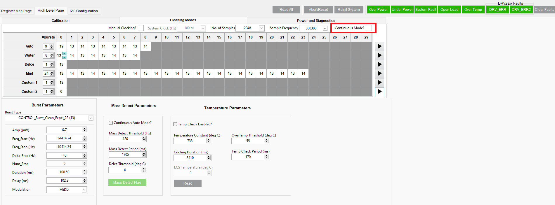  GUI 設(shè)置：連續(xù)模式
