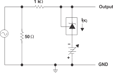 TL1431-SP Test Circuit
for Reference Impedance GUID-5A14C807-F382-4157-BB9E-E5E14CEF5A7E-low.gif