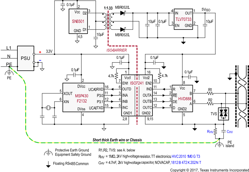 SN65HVD888 具有瞬態(tài)保護(hù)功能的隔離式總線節(jié)點