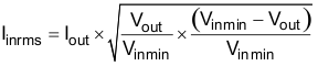 TPS65279 eq14_Iinrms_lvsbv9.gif