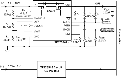 TPS25942A TPS25942L TPS25944A TPS25944L Application_Schematic_slvsce9.gif
