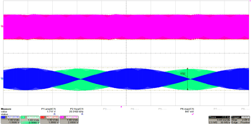 ALM2402-Q1 Resolver Excitation
VEXC≈4Vpp at 20 kHz ALM2402-Q1 sc003_slos912.gif