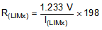 TPS7B7701-Q1 TPS7B7702-Q1 tps7b77-rlim-equation.gif