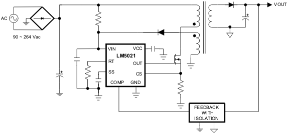 LM5021-Q1 簡(jiǎn)化應(yīng)用示意圖 LM5021-Q1 20144201_nvs359.gif
