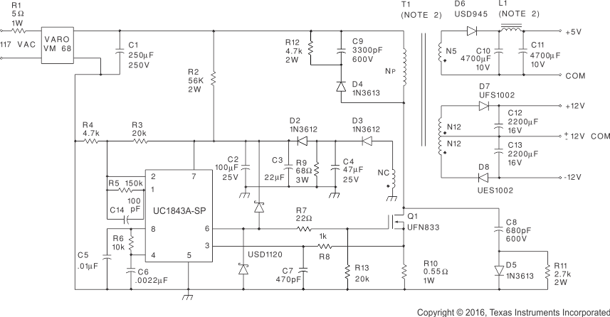 UC1843A-SP typ_app_flyback_slusci6.gif