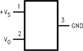LM60 DBZ Package3-Pin SOT-23Top View