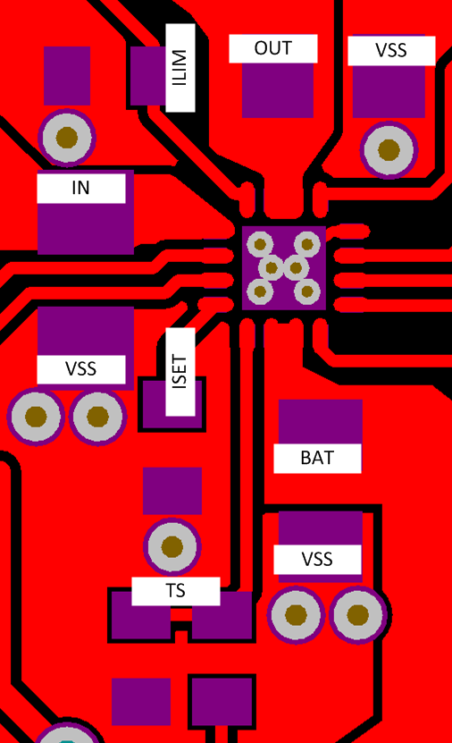 bq24079QW-Q1 bq2407xT_Layout.png