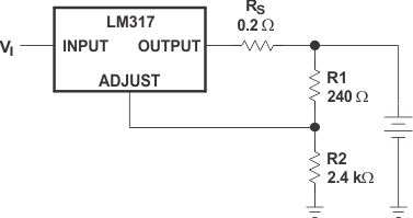 LM317 Battery-Charger Circuit
