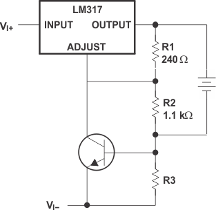 LM317 Current-Limited 6V
                    Charger Circuit
