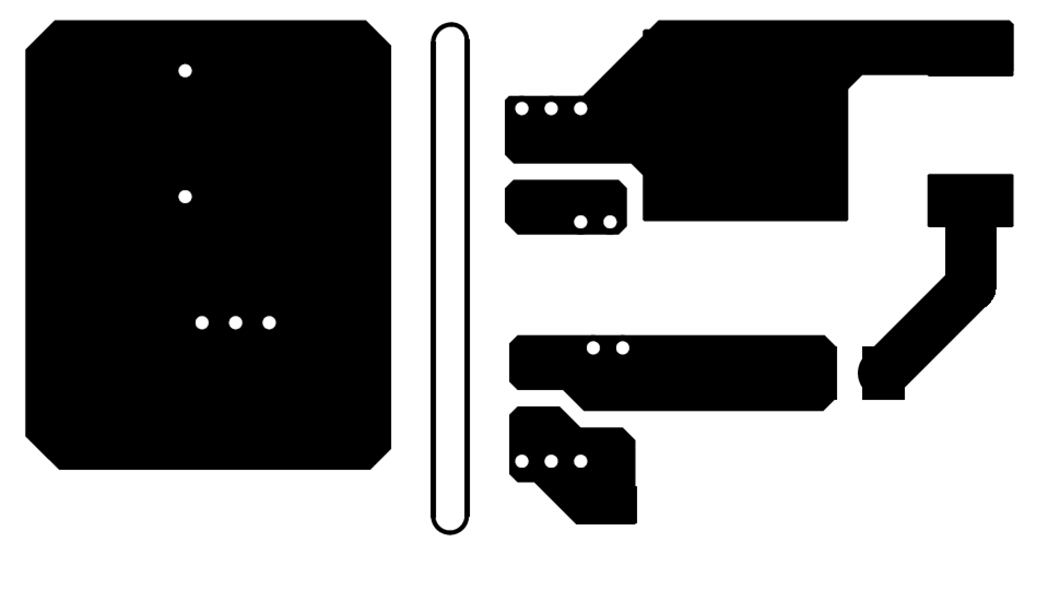 UCC21220 UCC21220A Bottom Layer Traces and Copper UCC21220 UCC21220A Bottom Layer Traces and Copper