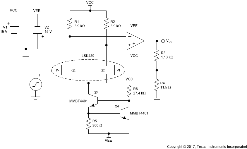 TLV2172-Q1 簡化電路原理圖 TLV2172-Q1 ai_lownoiseamp_TLV172-Q1.gif