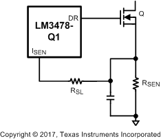 LM3478Q-Q1 添加外部斜率補償 LM3478Q-Q1 添加外部斜率補償