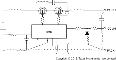 BQ40Z80 避免高電流和低電平信號線之間的間距過近