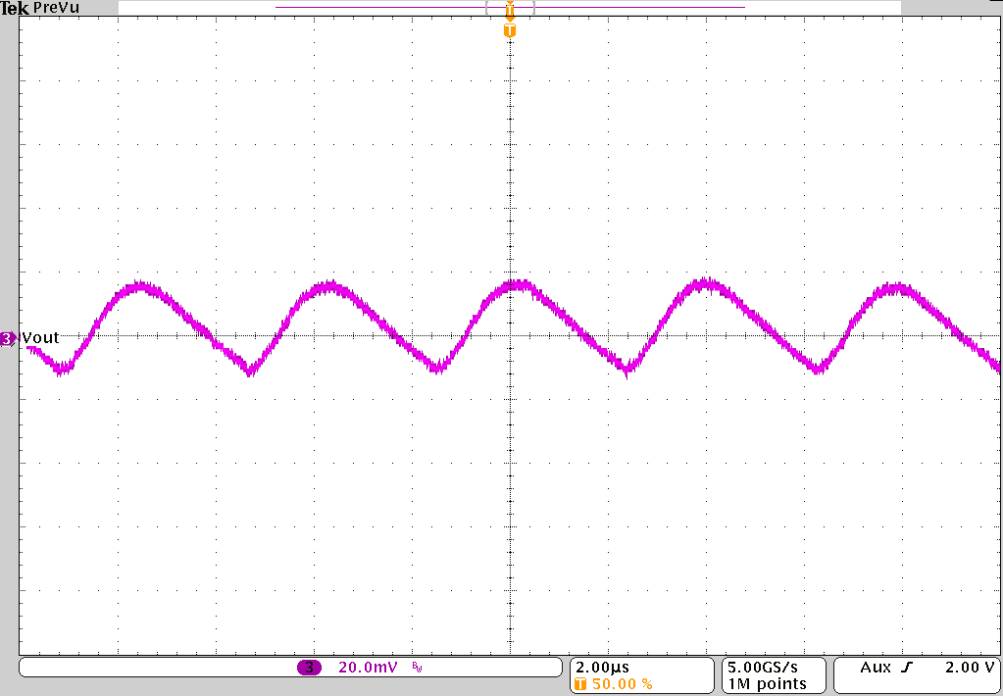 TPS62810-Q1 TPS62811-Q1 TPS62812-Q1 TPS62813-Q1 輸出電壓紋波 TPS62810-Q1 TPS62811-Q1 TPS62812-Q1 TPS62813-Q1 輸出電壓紋波