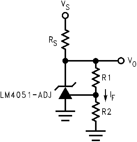 LM4051-N 可調節并聯穩壓器